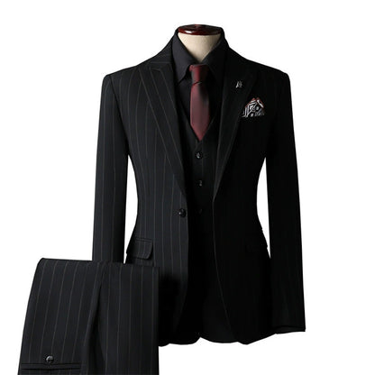English Style Men's Suit 3 Piece Set