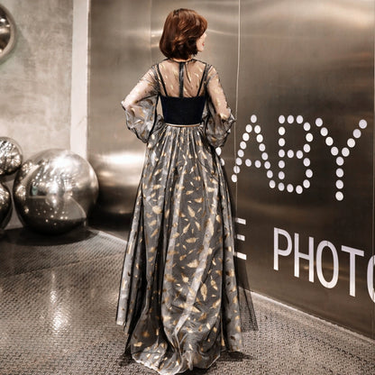 Elegant French Style Evening Dress