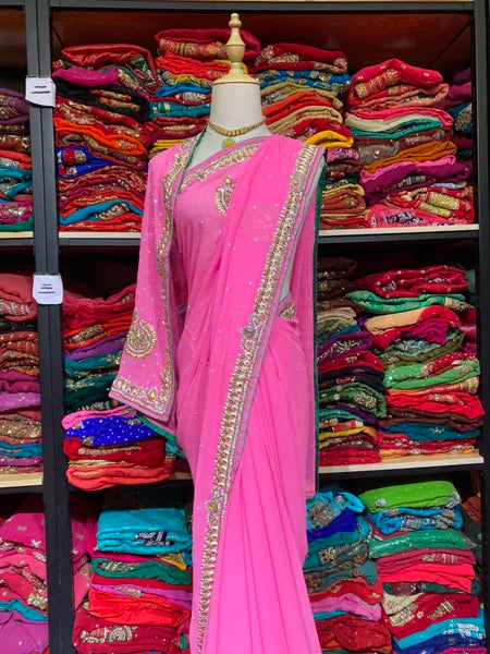 Indian Heavyworkers Sari
