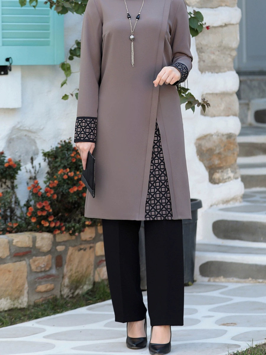 Arabic Fashion Loose Dress Set