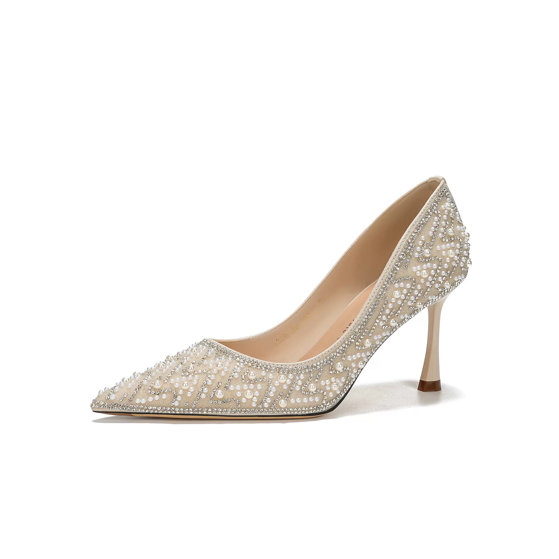 Rhinestone Pearl Stiletto High Heels Autumn 2024 Collection