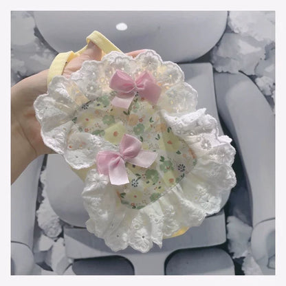 Malzes Small Dog Floral Sling Dress – Soft Cotton Summer