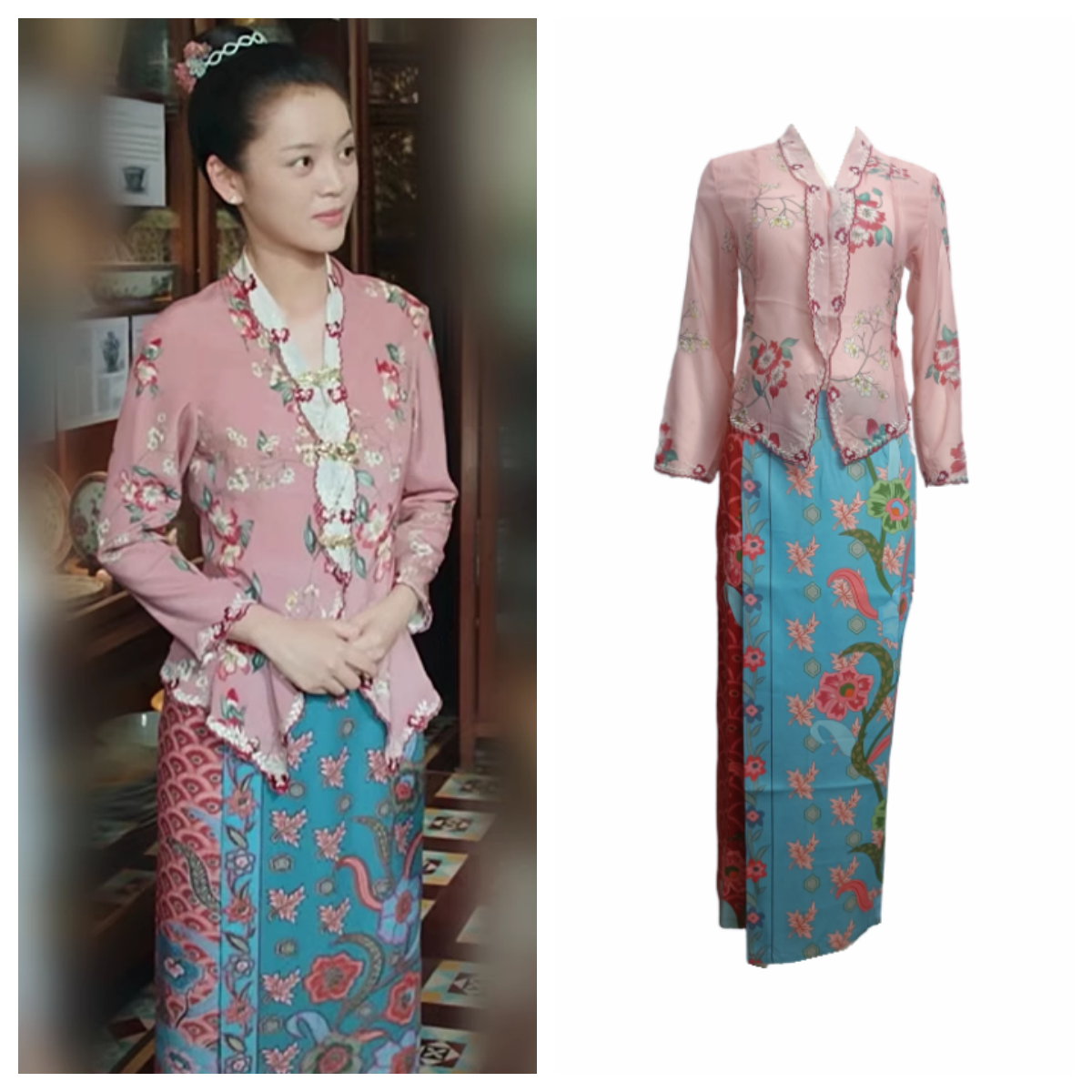 Floral Shiffon Dress Set