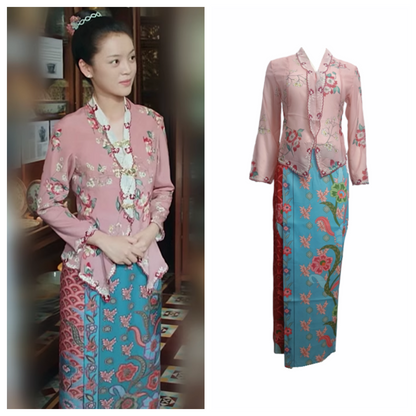 Floral Shiffon Dress Set