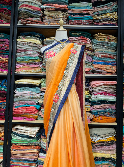 Beaded Indian Saree