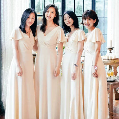 Summer Bridesmaid French Style Plus Size Dress