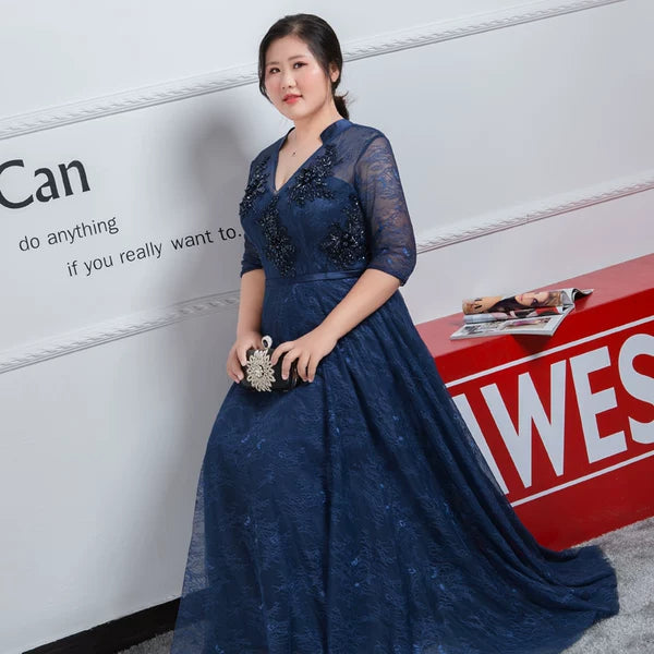 Elegant Woman Evening Gown