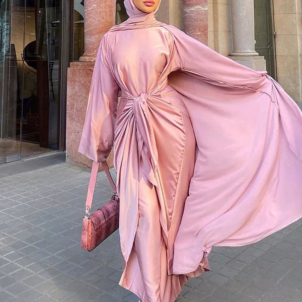 Elegant Arabic Long Skirt Set – Stylish Modest Dress from Malaysia