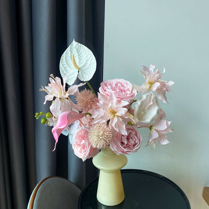 Pink Phalaenopsis Mixed Bouquet Fresh Home Hotel Décor