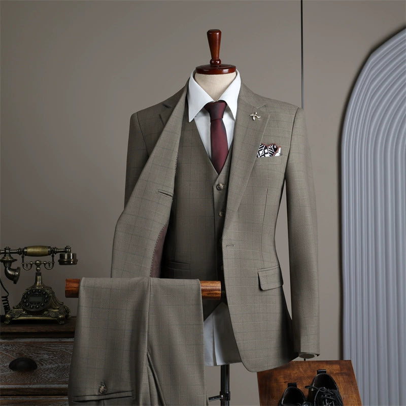 Men's 3 Piece Suit Set
