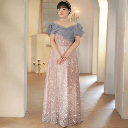 High-End Fitted Evening Dress