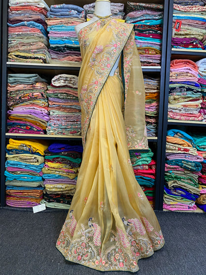 Indian Beaded Saree