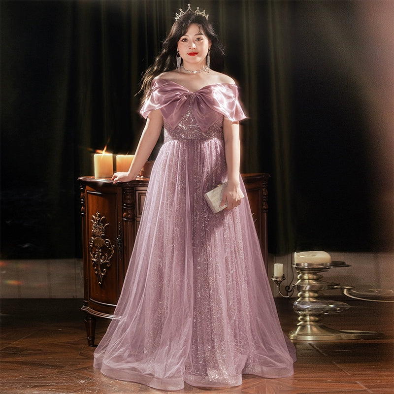 Purple Evening Dress
