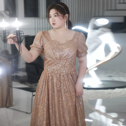 Elegant French Style Evening Dress