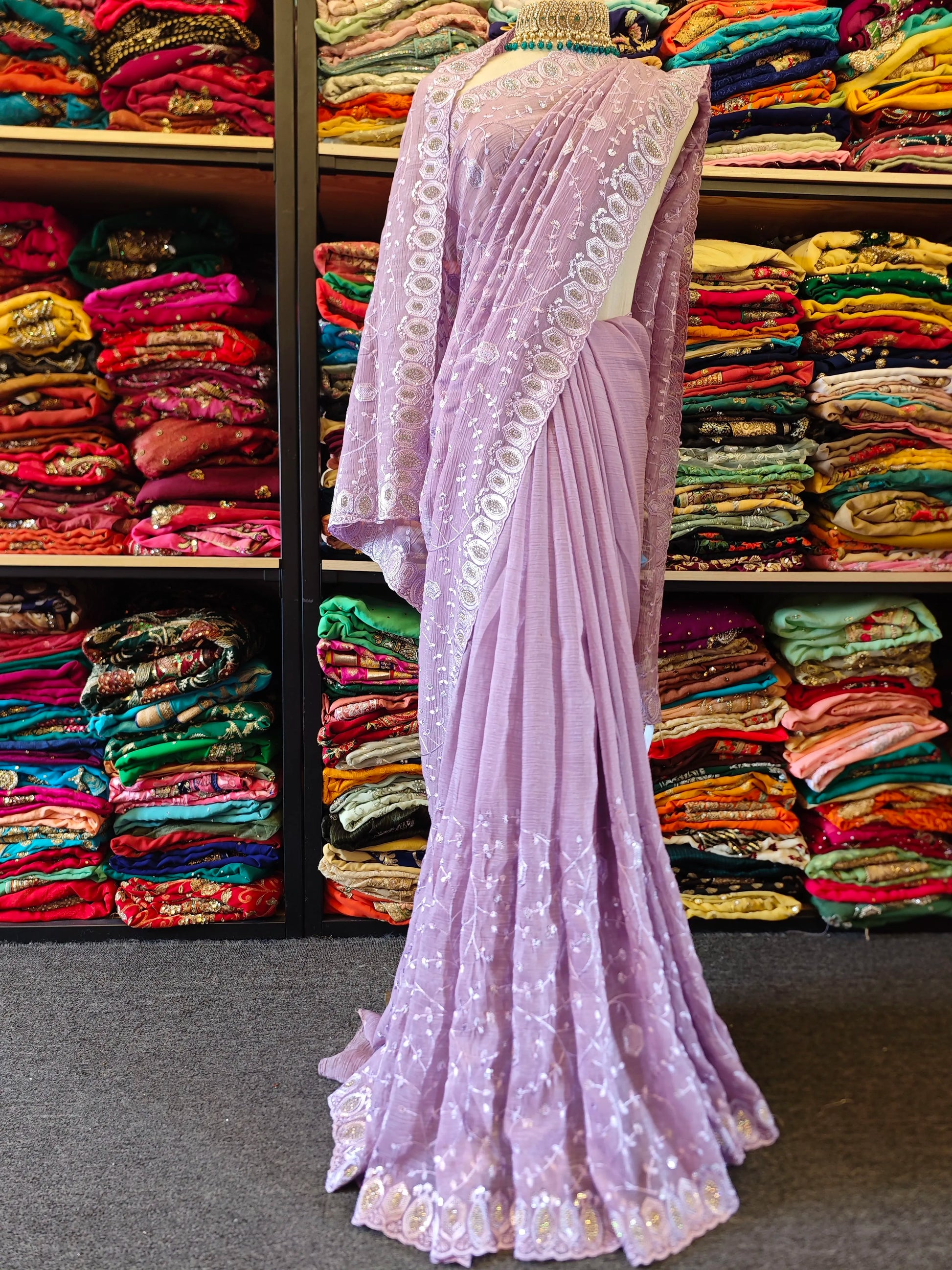 Indian Saree Beaded Six Mile
