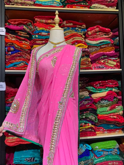 Indian Heavyworkers Sari