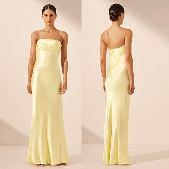 Ladies Elegant Satin Dress