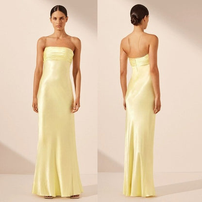 Ladies Elegant Satin Dress