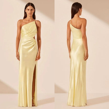 Ladies Elegant Satin Dress