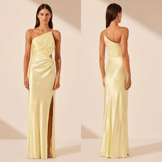 Ladies Elegant Satin Dress