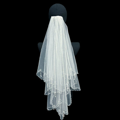 Pearl Bridal Veil Accessory