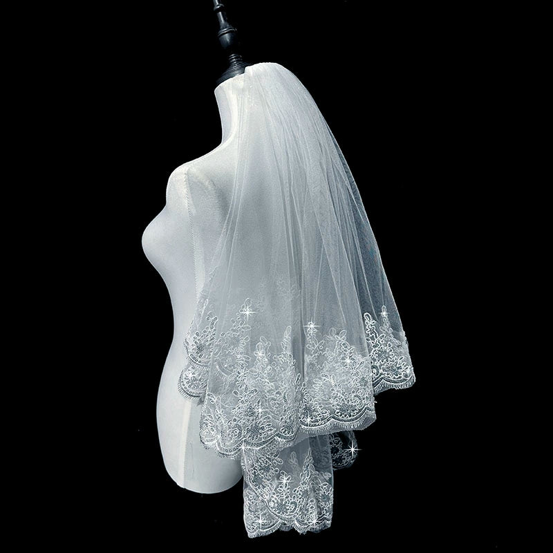 Wedding Veil Bride Marriage Double Layer