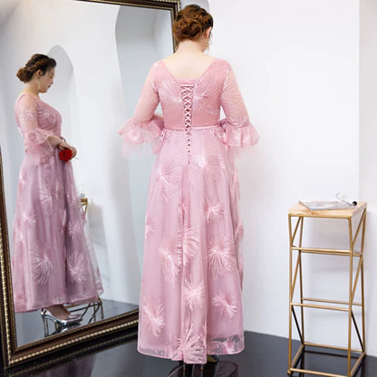 Fuchsia Bridesmaid Evening Dress
