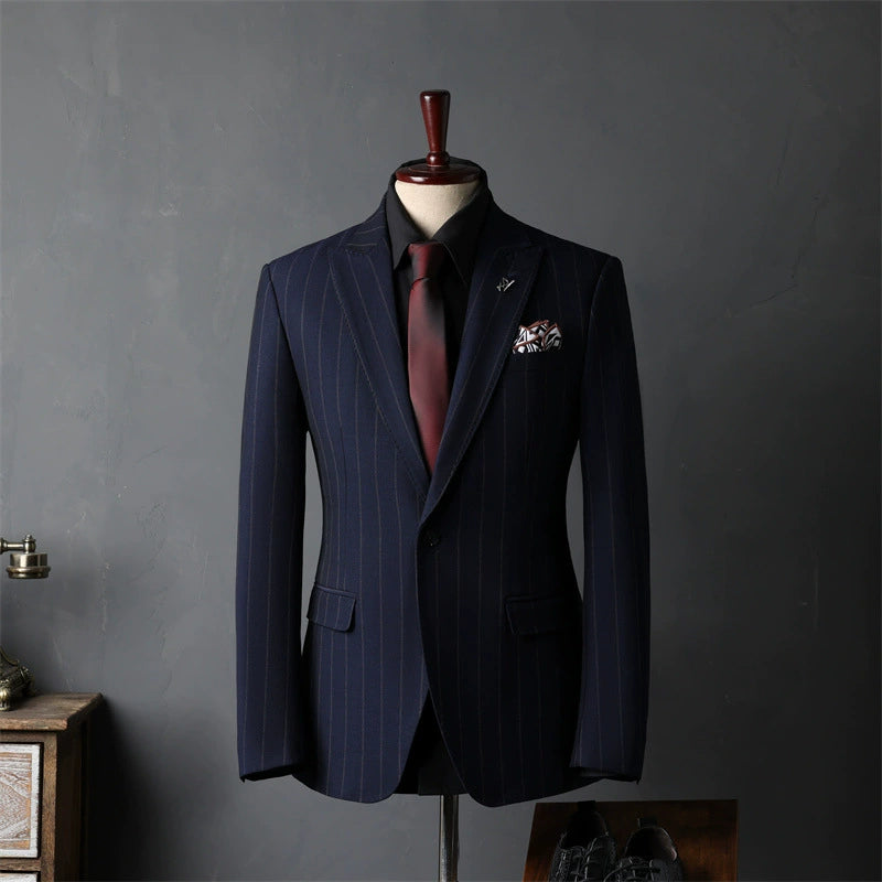 English Style Men's Suit 3 Piece Set