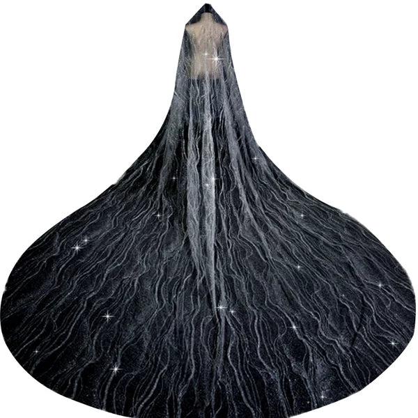 Wedding Veil Shining Galaxy 3.5M Long