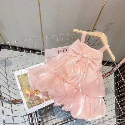 Princess Dress for Tea Cup Dogs with Tutu Skirt