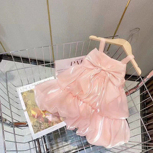 Princess Dress for Tea Cup Dogs with Tutu Skirt