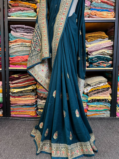 Beaded Silk Sari