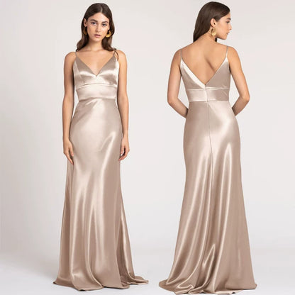 Bridesmaid Satin Dress