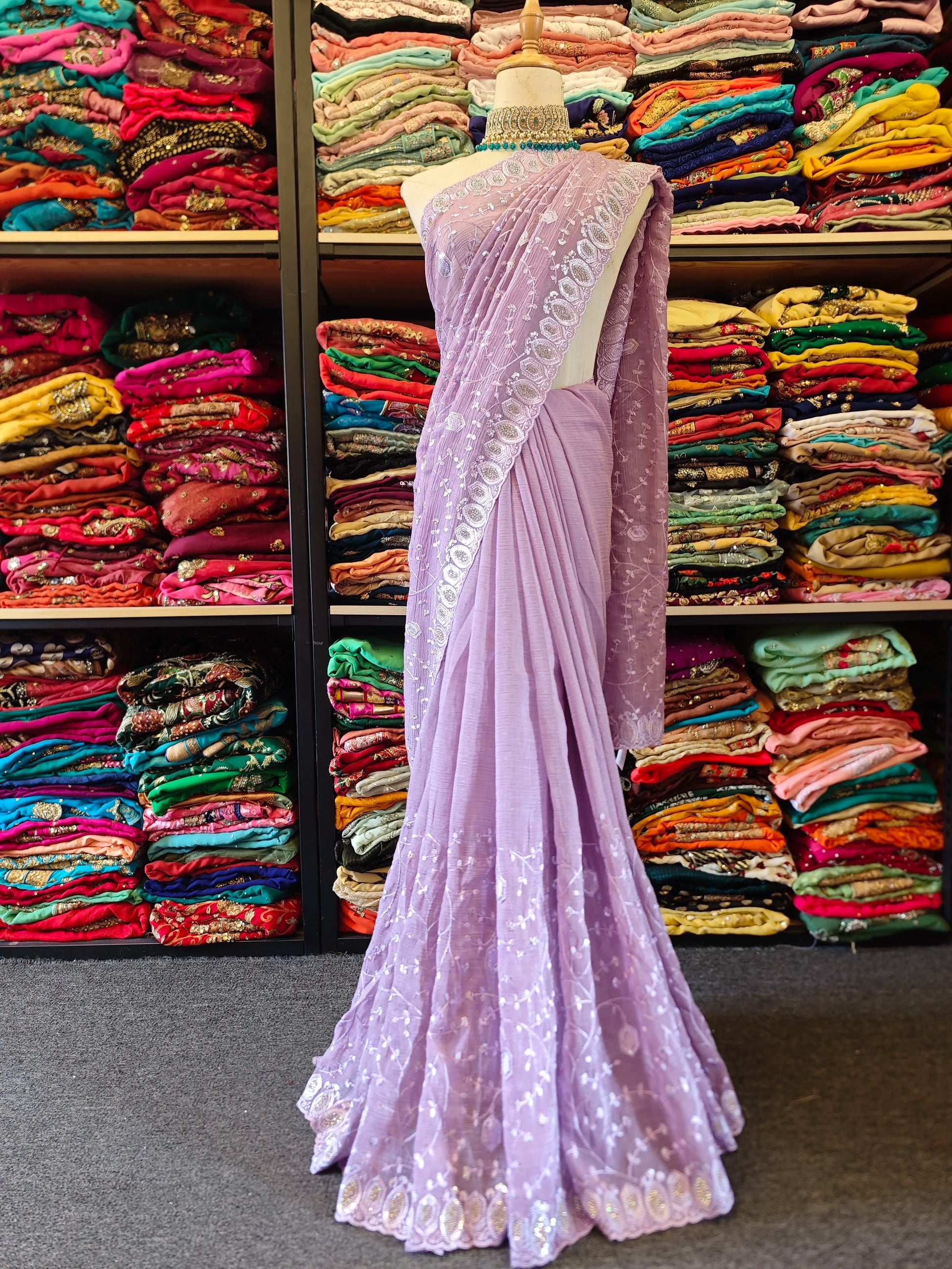 Indian Saree Beaded Six Mile