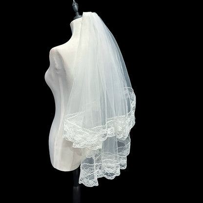 Wedding Black Lace Veil