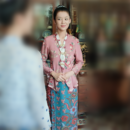 Floral Shiffon Dress Set