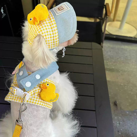 Vest-Style Dog Leash for Small Breeds Teddy Bichon Pomeranian