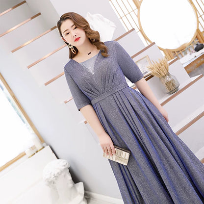 Elite Evening Gown Plus Size Fitted