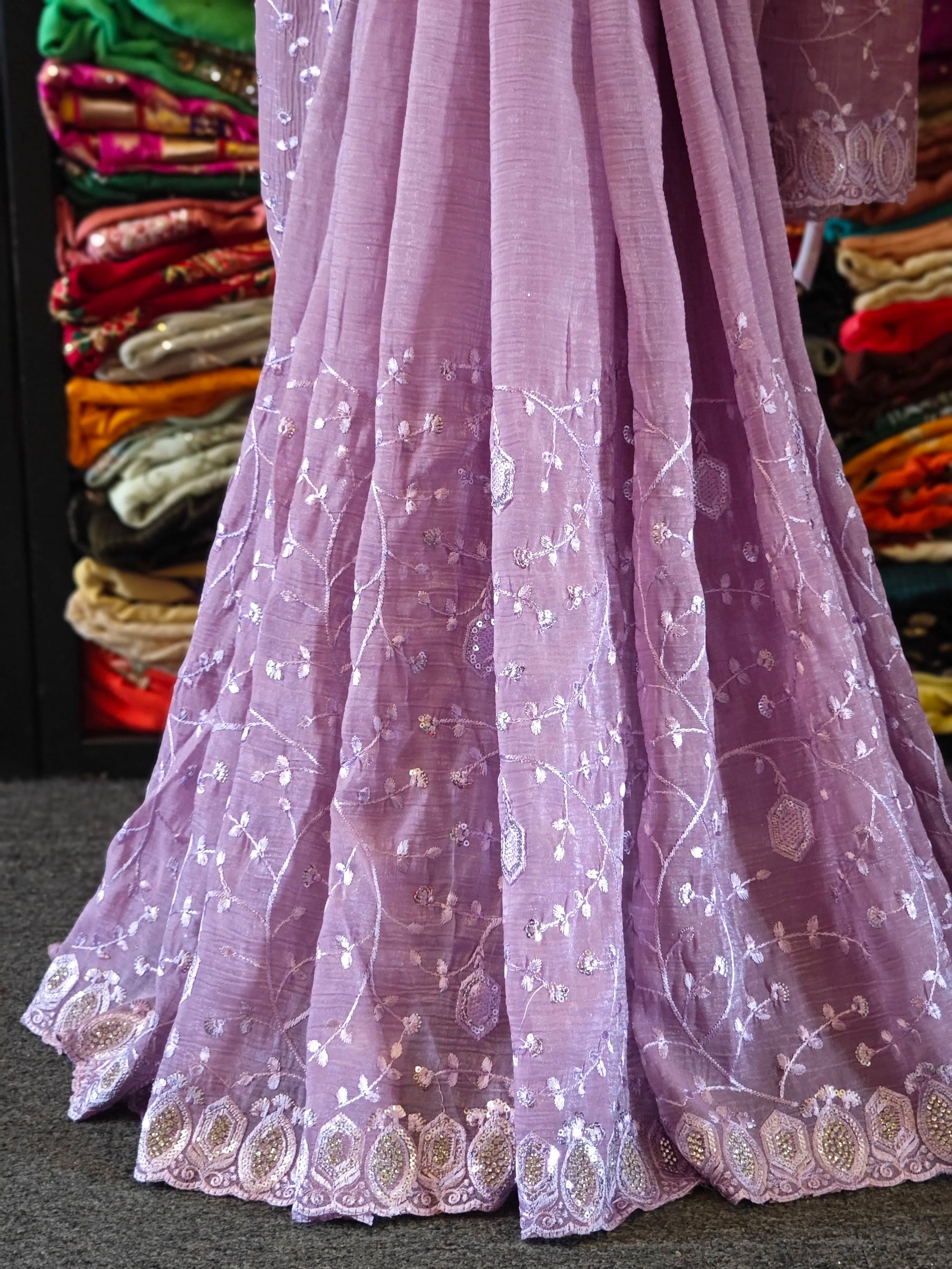 Indian Saree Beaded Six Mile