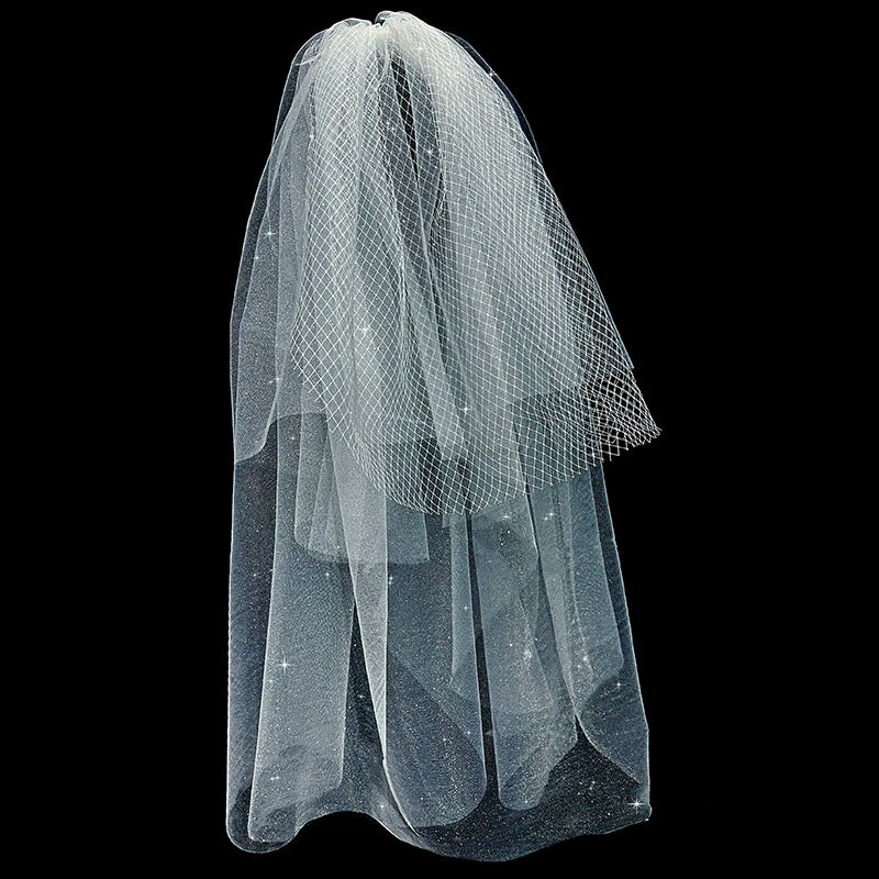 Wedding Veil Flash Mesh Puffy