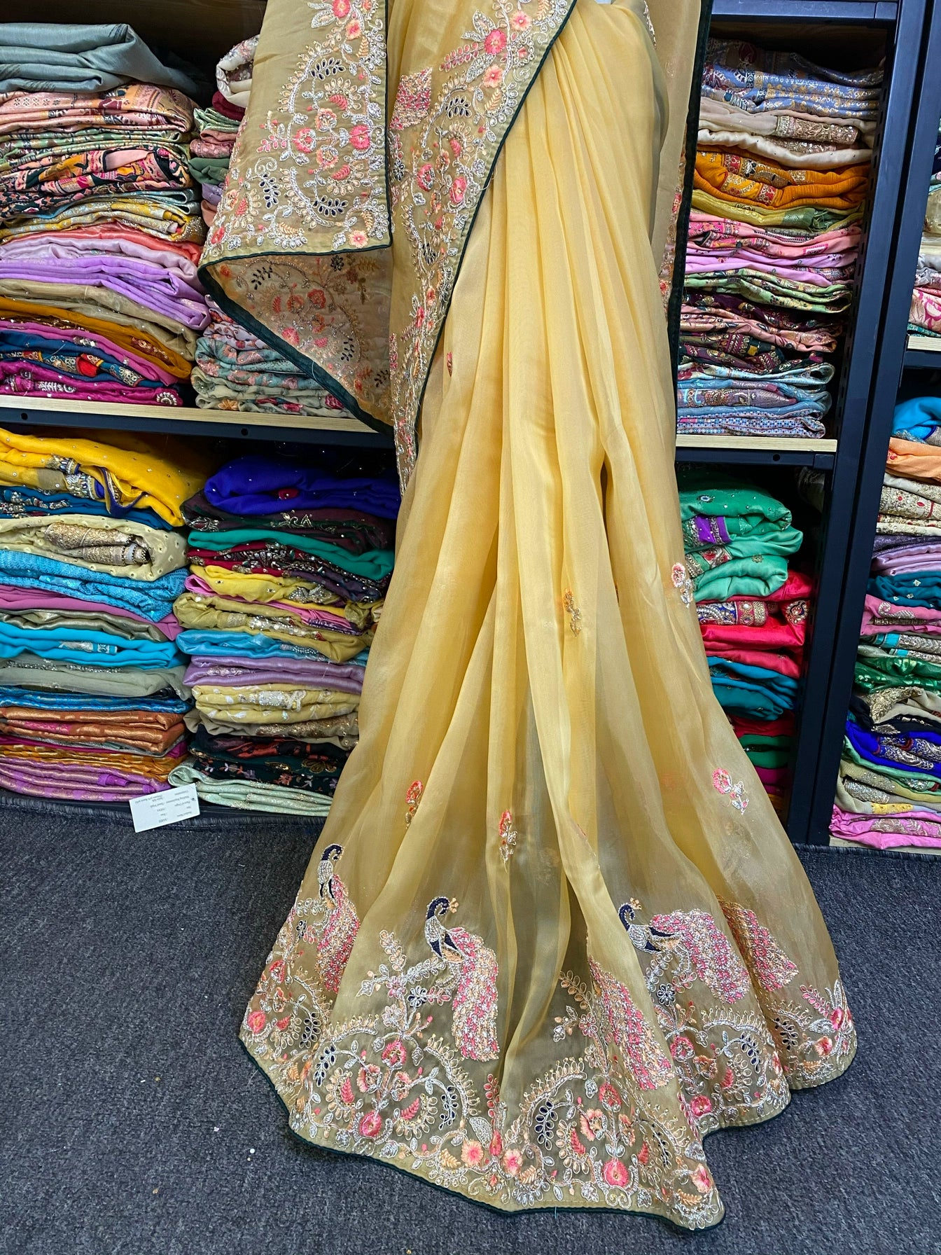 Indian Beaded Saree