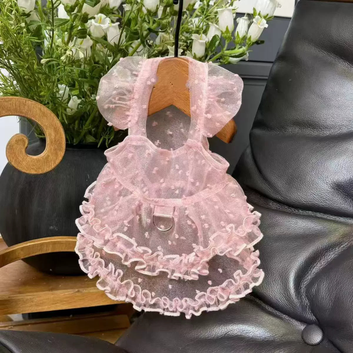 Fluffy Starry Sky Small Dog Jumpsuit Summer Teddy Dress