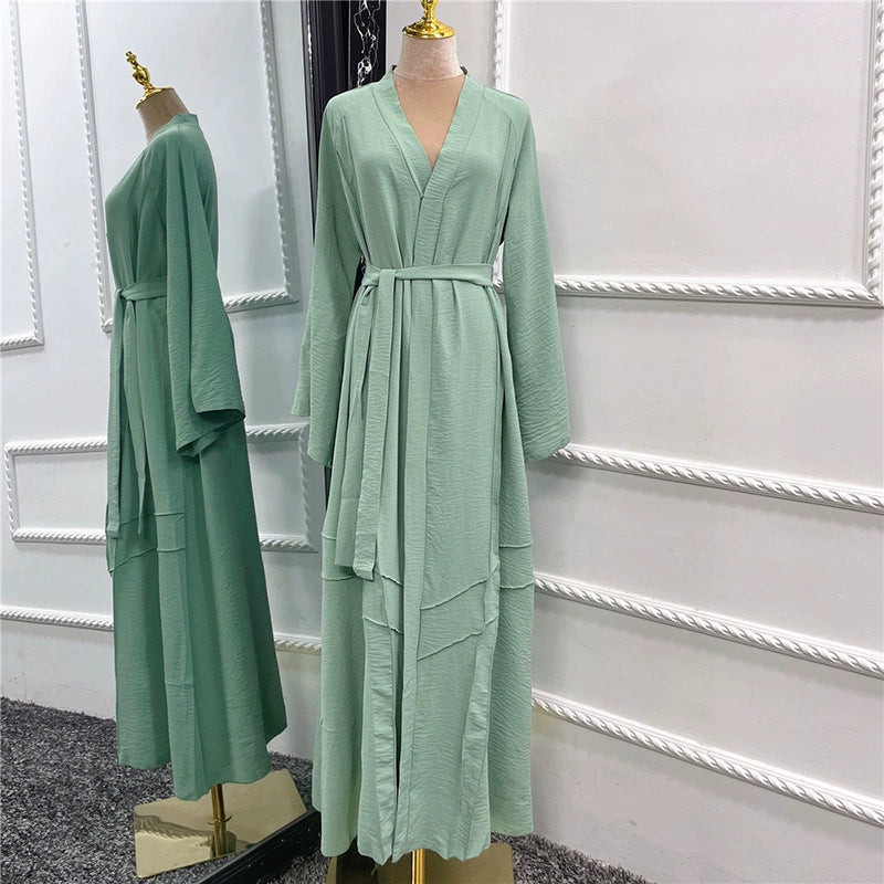 Elegant Retro Ethnic Cardigan Dress Trench Coat Malaysia