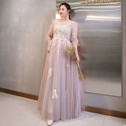 Ladies Fitted French Evening Dress