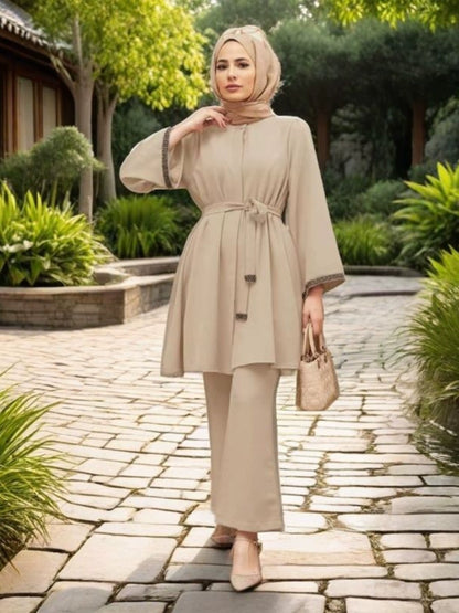 Arabic Flared Trousers Set