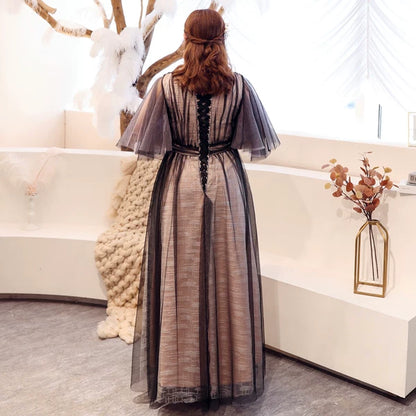 Elegant Plus Size Winter Evening Dress