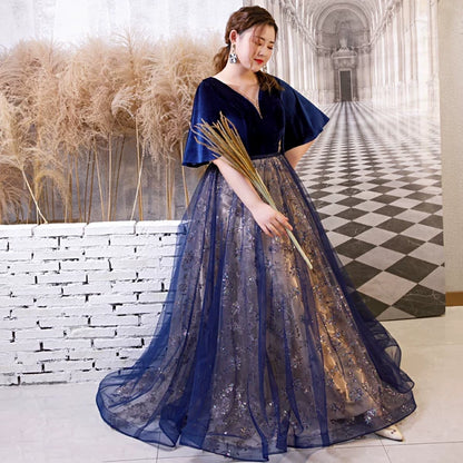 Elegant Velvet Evening Dress