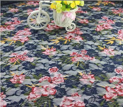Lace fabric printing 3002-003