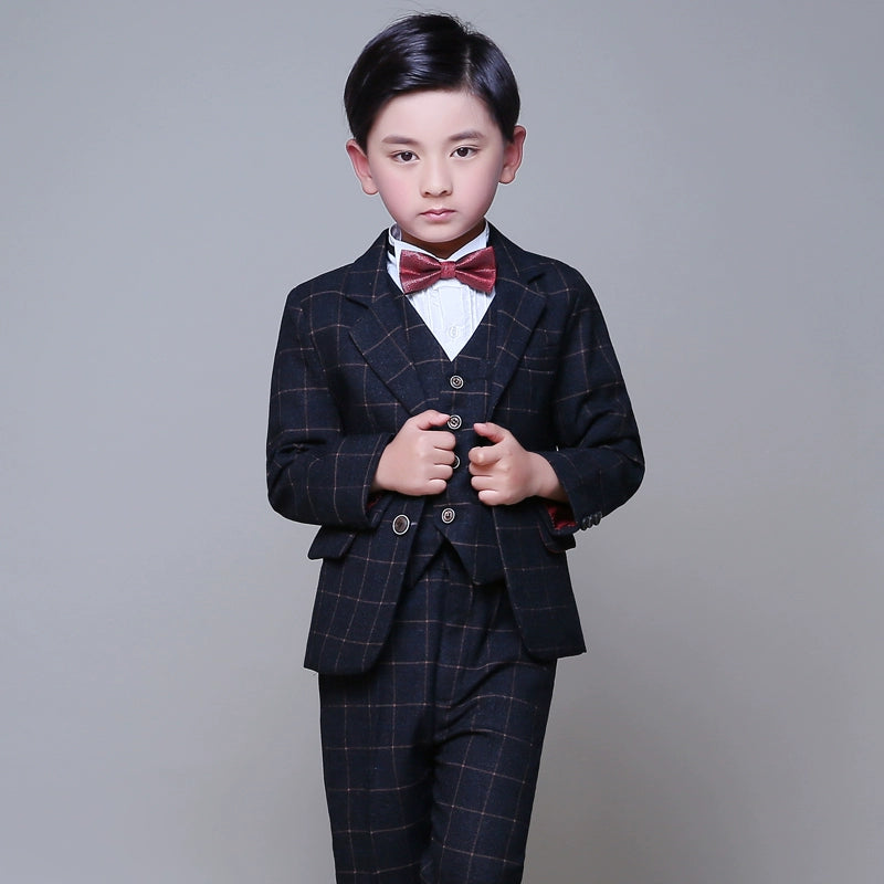 Elegant Classic Fit Boys Suit Set Attire for Special Occasions