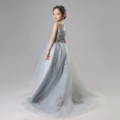 Girl's Princess Evening Dresses: Exquisite Tutu Skirt for Catwalk